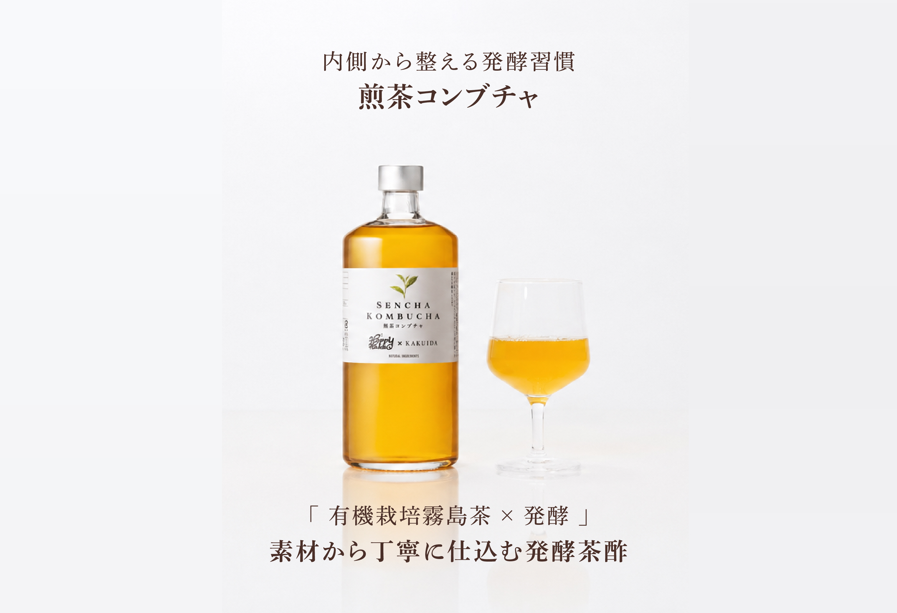 煎茶コンブチャ 黒酢の通販 ｜ 福山黒酢 桷志田（かくいだ） 福山黒酢