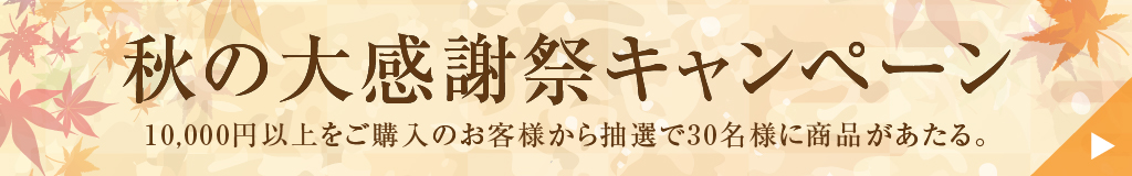 秋の大感謝祭キャンペーン